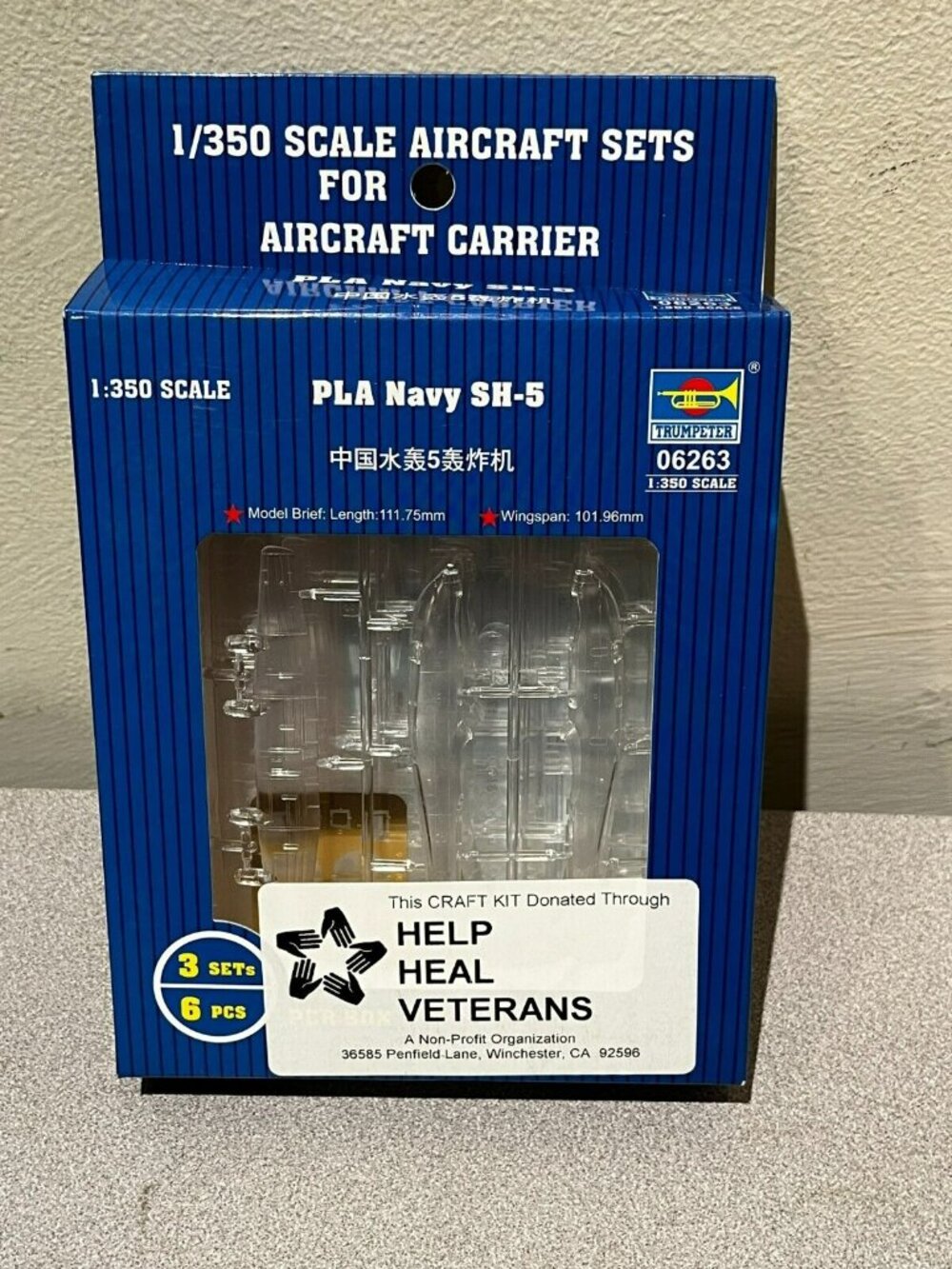 Trumpeter 1/350 PLA Navy SH-5 Airplane Model Kit new sealed in box